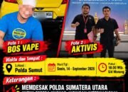 DARAH BIRU MASA DEPAN TERANCAM: GAB Desak Polda Sumut dan Interpol Libas Jaringan Internasional Vape “Getar” di Tanjung Balai