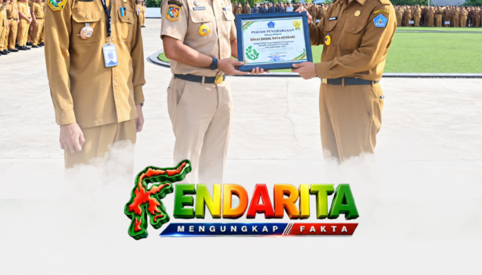 Dinas Sosial Kendari Raih Penghargaan Setoran Sampah Anorganik Terbanyak